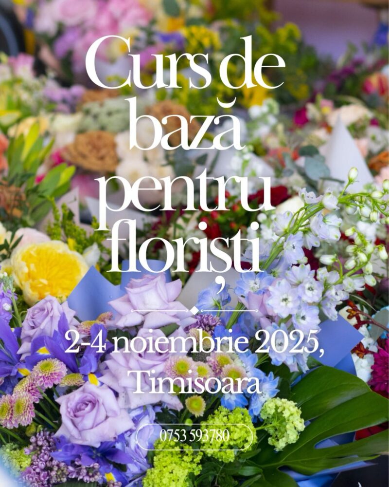 Curs de bază pentru floriști Timișoara